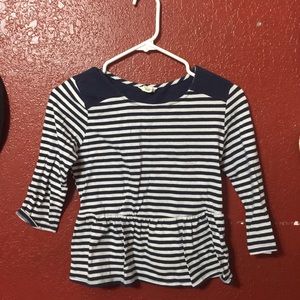 Peplum top F21 girls size